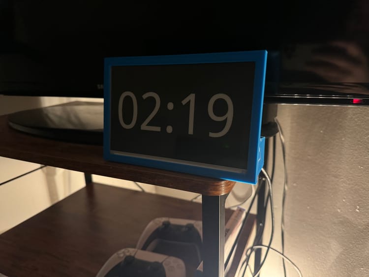 E-Ink Alarm Clock